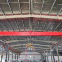 杭州起重設(shè)備--金華市LDP型電動單梁起重機(jī)安裝完成
