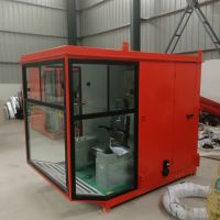 大連式，衛華式起重機司機室
